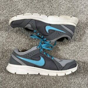 NIKE FLEX Experience RN 2 Women's Gray Blue Running‎ Shoes SZ 7.5. 599548 003